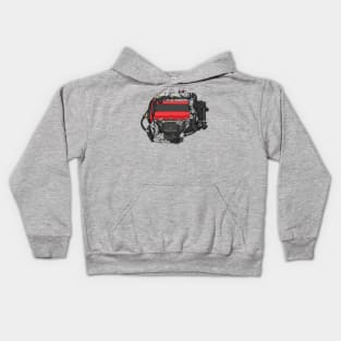 4G63 engine sticker Kids Hoodie